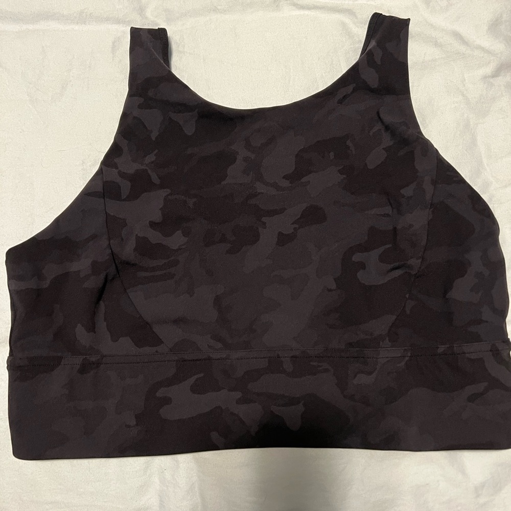 lululemon high neck long line bra. Size 12